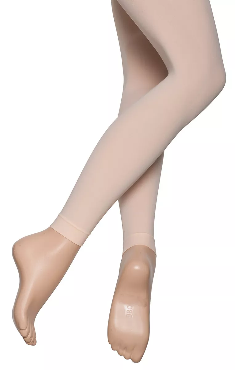 Pink footless ballet clearance tights