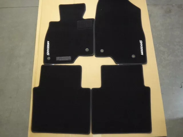 2014-2021 Mazda 6 Black Carpet Floor Mats (set of 4) GJR968G20A02 2014-2021 Mazda 6 Black Carpet Floor Mats (set of 4) GJR968G20A02