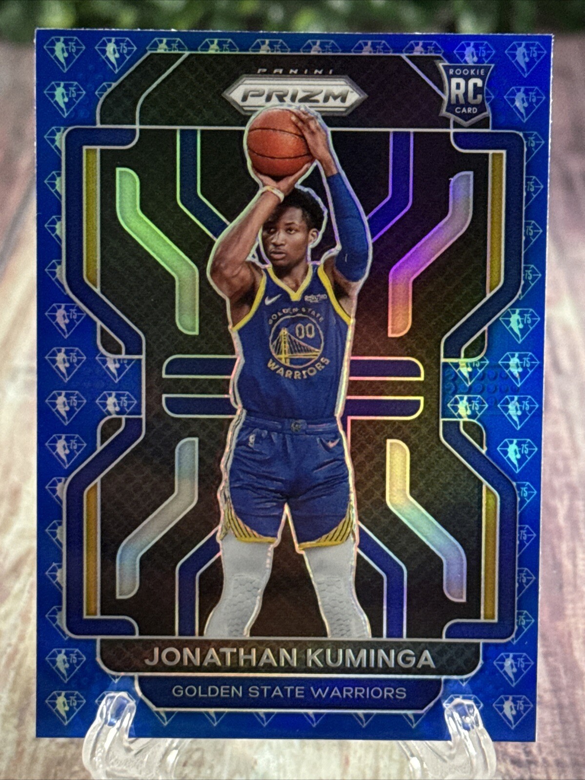 Jonathan Kuminga 2021-22 Panini Prizm NBA 75th Anniversary Prizm #307 Rookie RC