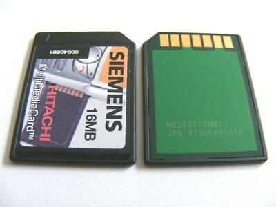 16MB Multimedia Card ( 16 MB MMC Karte ) Speicherkarte HITACHI gebraucht