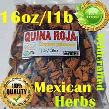 Quina Roja,Cinchona,Peruvian Quinine Bark,Cinchona bark 16oz Te de quina