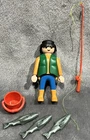 RETIRED Vintage Playmobil 3350 Fisherman City Life Vacation Relaxation Fishing