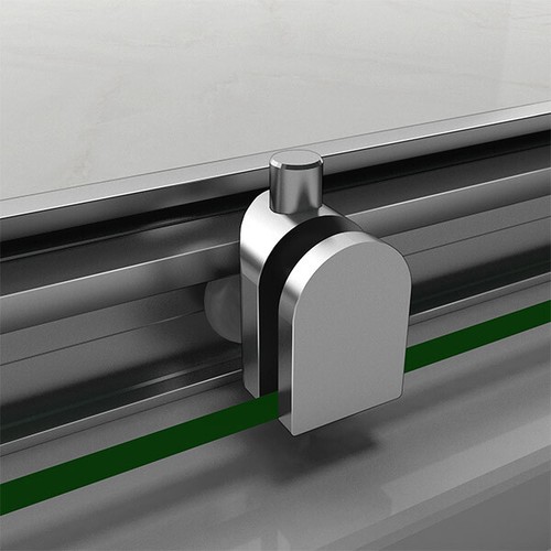 Offset WalkIn Quadrant Shower Enclosure Corner Cubicle Glass Door&Tray&Riser Kit - Picture 7 of 29