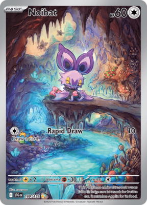 Pokémon TCG Noibat 169/159 Illustration Rare Journey Together NM/M