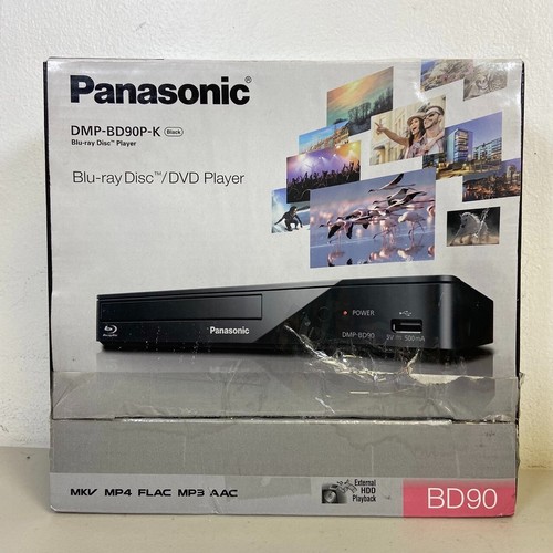 Panasonic DMPBD90PK BluRay DVD Player with Full HD High Res Picture