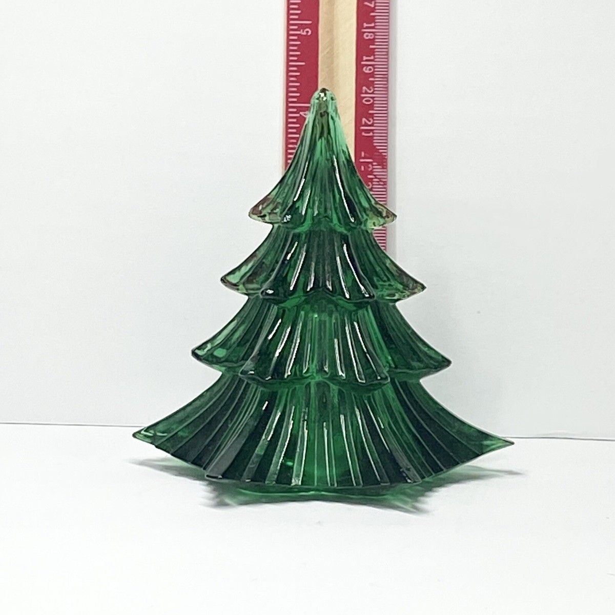 Vintage Dalzell Viking 4.5” Art Glass Christmas Tree Green | eBay