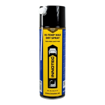 Innotec Hi-Temp Wax Dry Dunkelbraun 500ml Wachs-Sprühdose
