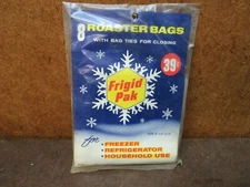 Vintage Antique Kordite Reusable Freezer Frigid pak Roster Bag paper Advertising