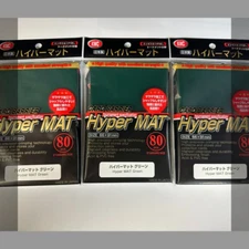 KMC Card Sleeves Hyper MAT Green 240 Sheets for CCG Ship from Japan NEW Japanese