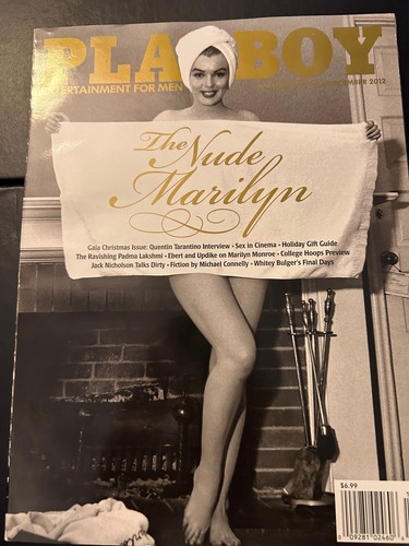 Playboy Magazine Dec 2012 • Marilyn Monroe Cover • “The Nude Marilyn