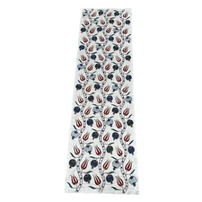 Suzani Table Runner Uzbek Flowers Embroidery Handmade Silk Floral 66"