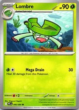 Lombre 006/094 Common Phantasmal Flames Pokemon Near Mint