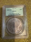 1884-O $1 Morgan Silver Dollar PCGS MS63 90% Silver