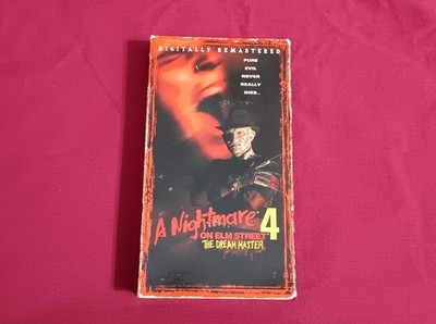 A Nightmare on Elm Street 4 - The Dream Master (VHS, 1999)