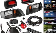 EZGO LED Headlight Tail Light Kit, Golf Cart Headlight Taillight Kit for EZGO