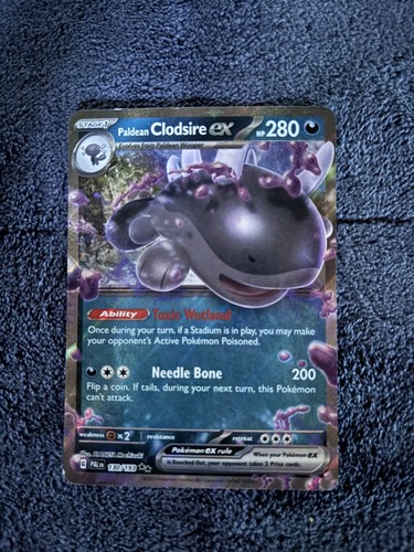Paldean Clodsire ex 59/091 Sv02: Paldean Fates holo Pokemon TCG NM K