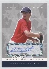 2007 Just Minors Just Stars Silver 8/10 Ross Detwiler #35 Auto 0l9