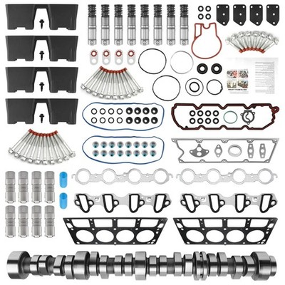 Lifters Camshaft Head Gasket Bolt Set For 07-13 Chevy Silverado GMC Sierra 5.3L