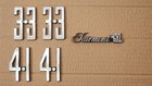 <!--F#f_0-->FORD XC FAIMONT GXL Front Fender/Gaurd Badges 4.1 & 3.3 Plus GXL Glove Box Badge<!--F/-->