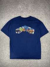 Vintage Frank Lloyd Wright T Shirt Size Large Artwork 2000  s Navy Blue