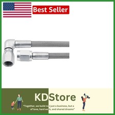 60-Inch Braided Stainless Steel Brake Line with Multiple End Options