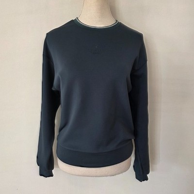 Cavallo Women´s sz S Sweatshirt Green Crewneck  Long Sleeve Equestrian Logo