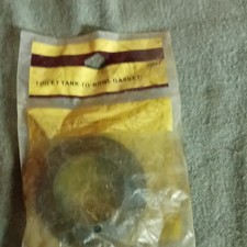 American Standard Toilet Tank-to-Bowl Gasket, Black Rubber Round, 1 Pack