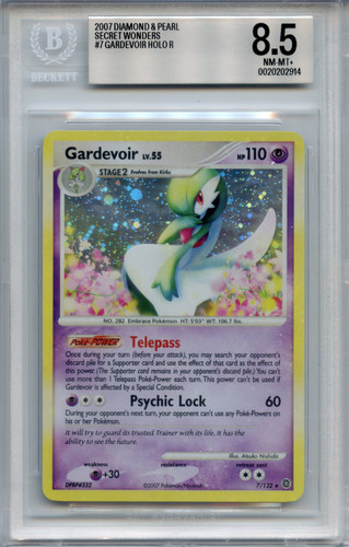 Gardevoir graded BGS 8.5 for sale on eBay
