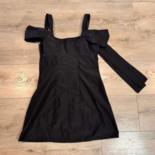 NWT Kimchi Blue Urban Outfitters Black Mini Dress Off The Shoulder Small S