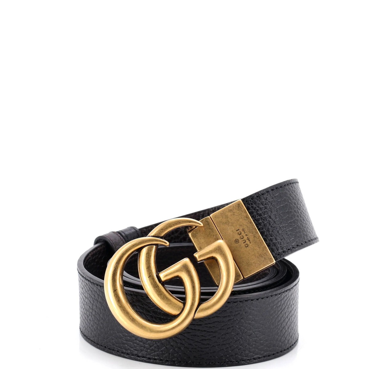Gucci GG Marmont Reversible Belt Leather Wide | eBay