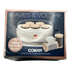 Conair - Waves & Volume Hot Rollers (TS7XNR) - 5 Jumbo Rollers with Clips