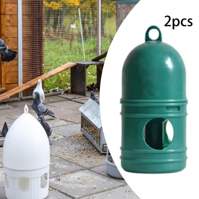 2 Stück Tauben Wasserspender Vogel Wassertränke für Wachteln Sittich Papagei