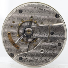 WALTHAM 9784157, 18s 7j GRADE NO. 18 WATCH MOVEMENT FOR REPAIR LJ