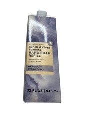 BATH  BODY WORKS Mahogany Teakwood GENTLE  CLEAN FOAMING HAND SOAP Refill