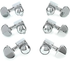 Grover Roto-Grip Locking Rotomatic Tuners - 3+3 - Chrome