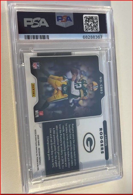 2020 Panini Obsidian - Color Blast Black Aaron Rodgers #CBB3