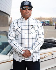 DIXXON GUERA 2.0 MENS BLK/WHT/GLD FLANNEL P/N:DX-FL0841M-L/XL