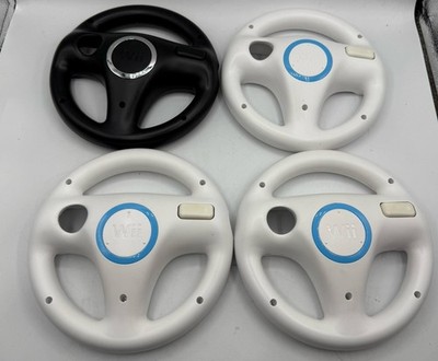 4 x Official Nintendo Wii Steering Wheels Bundle Lot Wii Wheel Lot