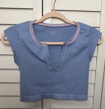 Urban Outfitters Out From Under Go For Gold Ribbed Crop Top Women’s Size M/L