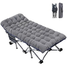 XXL Camping Cot for Adults, Oversized 78" 32" Folding Bed