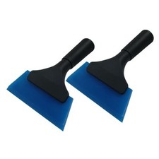 Hordion 2 Pcs Small Squeegee 5 Inch, Rubber Blade Window Tint Squeegee Mini