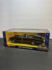 NEW Hot Wheels 1:18 Scale 1966 TV Series Batmobile Die-Cast Model Car Mattel NIB
