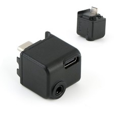 3.5mm Audio Adapter for DJI Osmo Action 5Pro Mic Black 