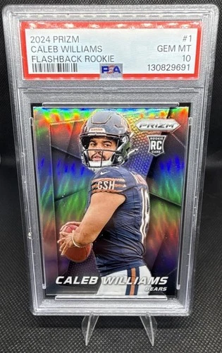 2024 Panini Prizm - Flashback Rookie Caleb Williams #1 Silver Prizm (RC) PSA 10