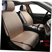 2PCS Luxury Breathable Car Seat Cover,Front Car Seat Front Seat Gold