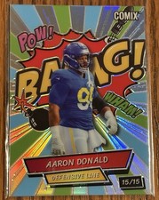 2025 Wild Card Comix Aaron Donald Rainbow #15/15 LA Rams