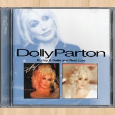 DOLLY PARTON Burlap  Satin / Real Love 2 ALBUMS ON 1 CD Kenny Rogers    0802