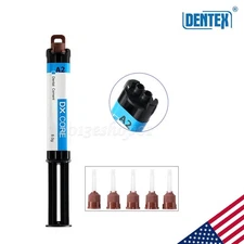 Dental Dual Cure Flowable Composite Resin A2 Refill Core Build Up 8g Syringe