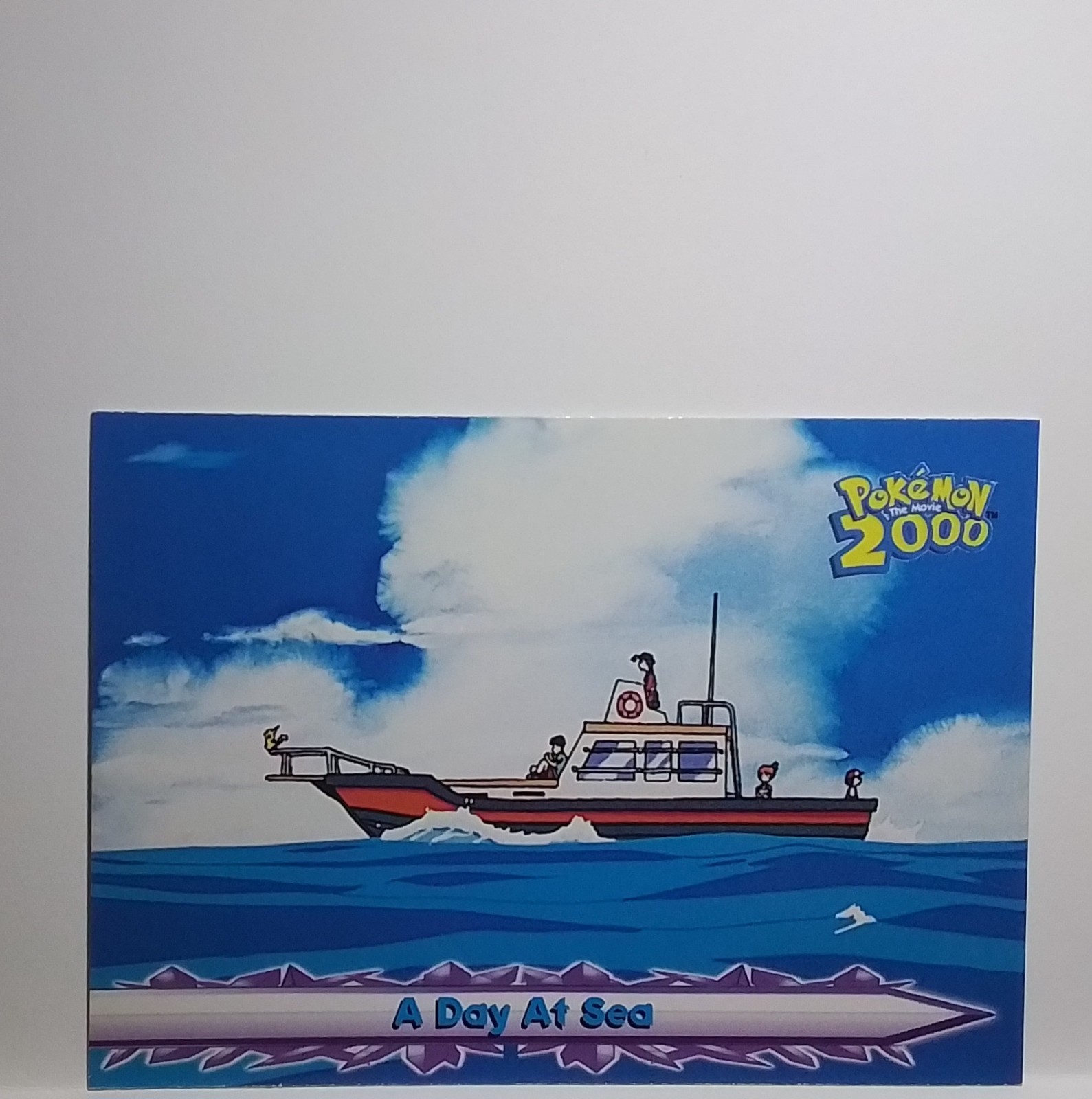 A Day at Sea #17 Pokemon Topps Series 1 Vintage Card Pokemon the Movie 2000 