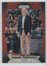 2017-18 Panini Prizm Ruby Wave Prizm Gregg Popovich #300 HOF 1x9